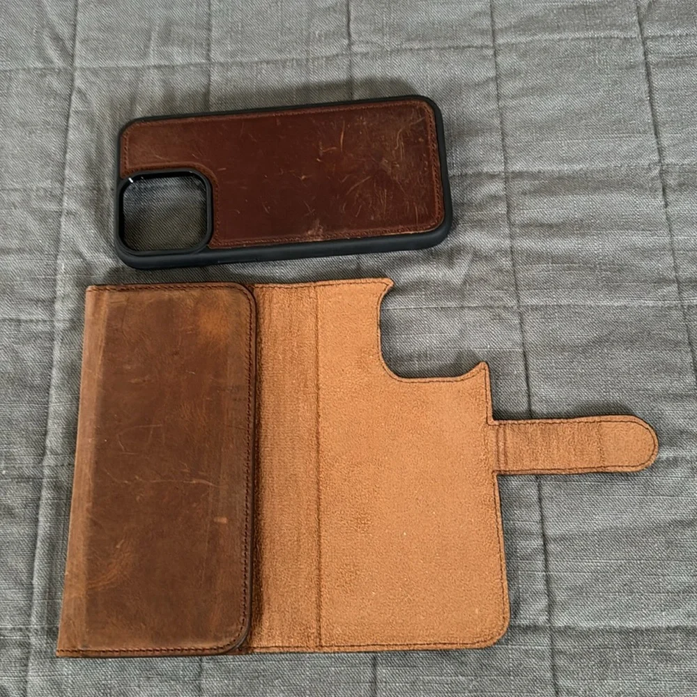 Leather cover iPhone 15 Pro Max
